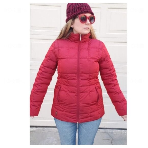 Vintage Moncler Red Square Quilted Puffer Jacket Coat - Picture 4 of 11